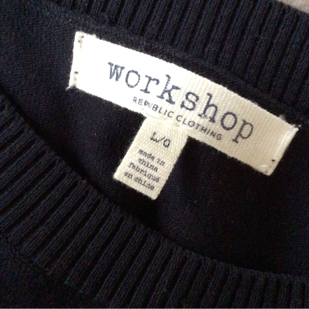 Workshop Navy Sweater, Large - Picture 6 of 6